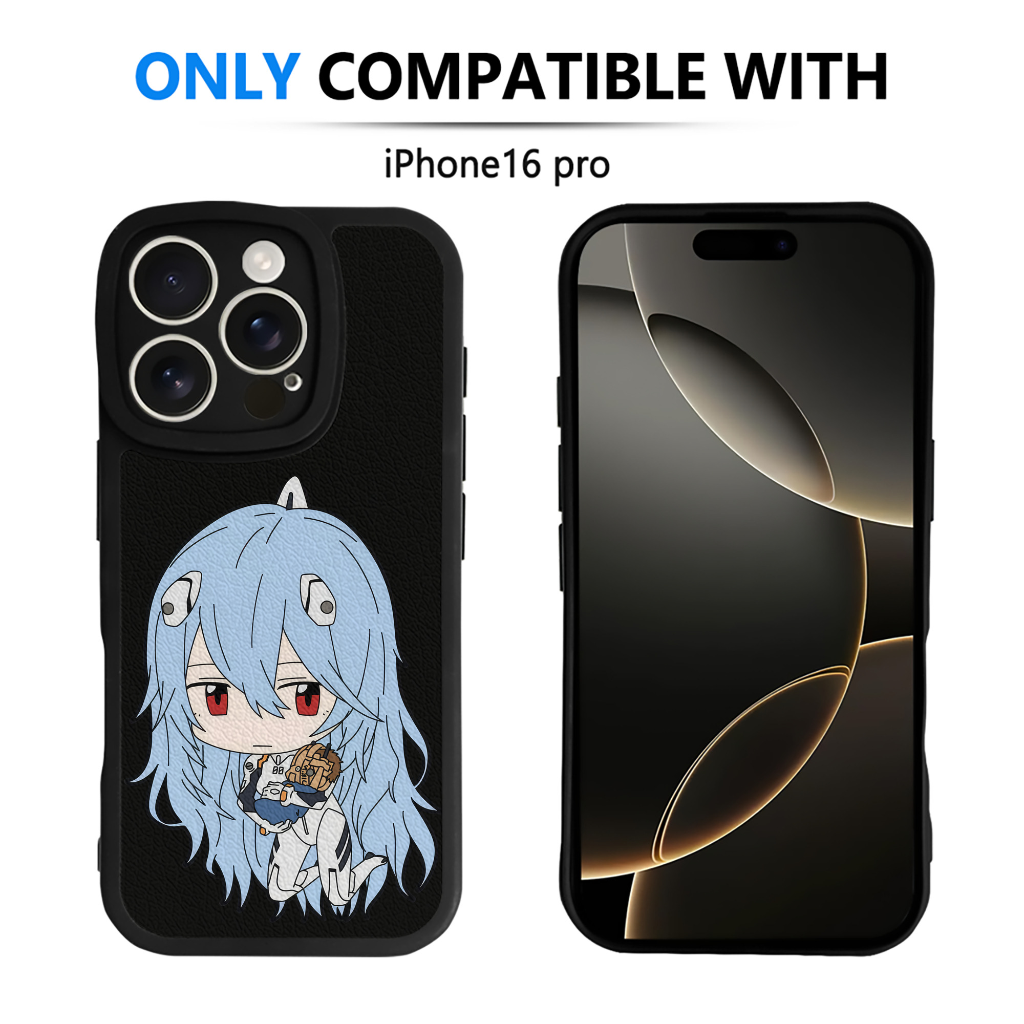 （画像用） EVA 新世紀エヴァンゲリオン 【iPhone 16シリーズ対応】シリコンスマホケース（レザー調） 材質：シリコン